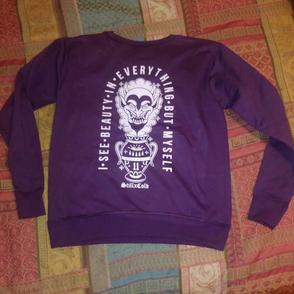 Custom womens (sz small) I SEE BEAUTY sweatshirt